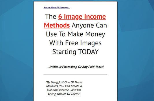 Image Income Methods